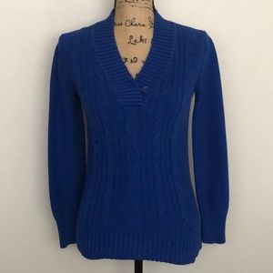 Faded Glory Blue V Neck Sweater